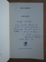 Grisa Gherghei - Armuri (cu autograful autoarei)