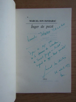 Marcel Ion Fandarac - Inger de paza (cu autograful autorului)