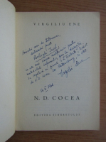 Virgiliu Ene - N. D. Cocea (cu autograful autorului)