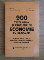 Constantin Gogoneata - 900 teste grila si probleme de economie cu rezolvari