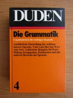 Duden. Grammatik der deutschen Gegenwartssprache (volumul 4)