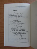 George Astalos - Ecuatia tacerii (cu autograful autorului)