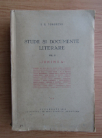 Anticariat: I. E. Toroutiu - Studii si documente literare (volumul 2, 1932)