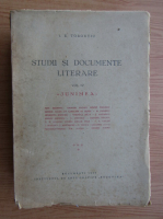 I. E. Toroutiu - Studii si documente literare (volumul 4, 1933)