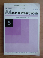 Constantin P. Popovici - Matematica, manual pentru clasa a V-a, 1995
