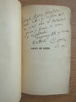 G. Ciprian - Capul de ratoi, comedie in 3 acte (cu autograful si dedicatia autorului, 1940)