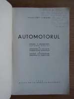 Ion T. Cudalbu - Automotorul (cu autograful autorului, 1946)