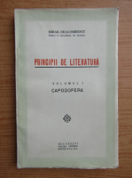 Mihail Dragomirescu - Principii de literatura (volumul 1, 1935)