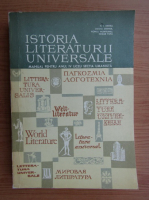 N. I. Barbu - Istoria Literaturii Universale, manual pentru anul IV liceu, sectia umanista (1973)