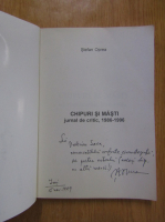 Anticariat: Stefan Oprea - Chipuri si masti (cu autograful autorului)