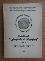 Buletinul Laboratorului de Mineralogie, nr. 3, special Issue