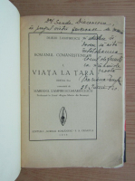 Duiliu Zamfirescu - Viata la tara. Tanase Scatiu (2 volume coligate, cu autograful autorului, 1939)