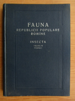 Anticariat: Fauna Republicii Populare Romane. Insecta (volumul 11, fascicula 2)