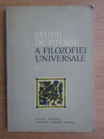 Anticariat: Gh. Vladutescu, Ion Bansoiu - Studii de istorie a filozofiei universale, volumul 9