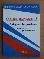 Gheorghe Carja - Analiza matematica, culegere de probleme rezolvate si comentate