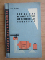 Nicolae V. Botan - Cum se aleg motoarele electrice ale mecanismelor industriale
