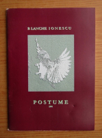 Blanche Ionescu - Postume