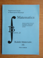 Buletin matematic, nr. 4, 1994