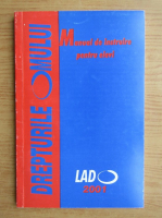 Drepturile omului. Manual de instruire pentru elevi (2001)