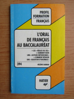Helene Sabbah - L'oral de francais au baccalaureat