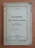 Anticariat: J. G. Fichte - Cuvantari catre natiunea germana (1928)