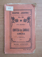 Paul Bourget - Contesa de Candale Simona (1930)