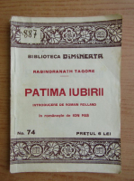 Rabindranath Tagore - Patima iubirii (1930)