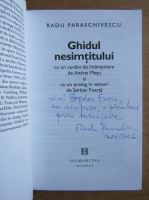 Radu Paraschivescu - Ghidul nesimtitului (cu autograful autorului)
