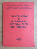 Recuperarea si integrarea persoanelor cu handicap, nr. 1-2, 1995