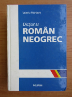 Valeriu Mardare - Dictionar roman neogrec