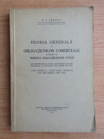D. Gerota - Teoria generala a obligatiunilor comerciale in raport cu tehnica obligatiunilor civile (1932)