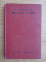 Julian T. Pring - A grammar of modern greek