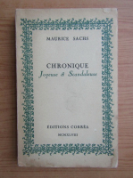 Maurice Sachs - Chronique joyeuse et scandaleuse (1948)