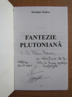 Nicoleta Vonica - Fantezie plutoniana (dedicatia autorului catre Florin Piersic)