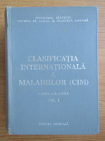 Clasificatia internationala a maladiilor (CIM), volumul 1