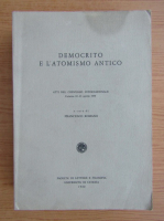Francesco Romano - Democrito e l'atomismo antico