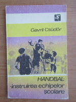 Gavril Csudor - Handbal. Instruirea echipelor scolare