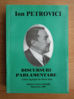Ion Petrovici - Discurcuri parlamentare