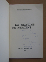 Nicolae Prelipceanu - De neatins de neatins (cu autograful autorului)