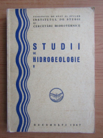 Studii de hidrogeologie, volumul 5