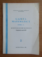 Gazeta matematica, Nr. 2, 2001
