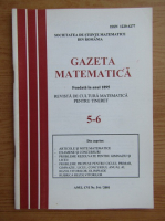 Gazeta matematica, Nr. 5-6, 2001