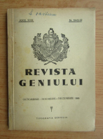Revista Geniului, anul XXIX, nr. 10-11-12, octombrie-noiembrie-decembrie 1946