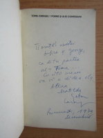 Toma Caragiu - Poeme si alte confesiuni (cu autograful surorilor lui Toma Caragiu)