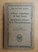 E. Aries - L'oeuvre scientifique de Sadi Carnot (1921)