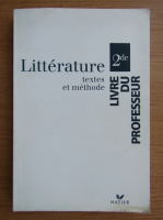 Helene Sabbah - Litterature, textes et methodes. Livre du professeur