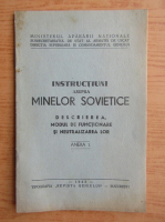 Instructiuni asupra minelor sovietice. Descrierea, modul de functionare si neutralizare lor