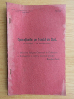 Operatiunile pe frontul de Sud. Ofensiva Bulgaro-Germana in Dobrogea. Retragerea si contra ofensiva armatei (anul scolar 1937-1938)