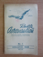 Revista Aeronauticii, anul XXII, nr. 1, ianuarie, 1948