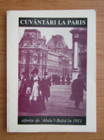 Cuvantari la Paris